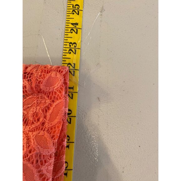 Studio One New York Orange Lace Dress Size 8 - Picture 10 of 11